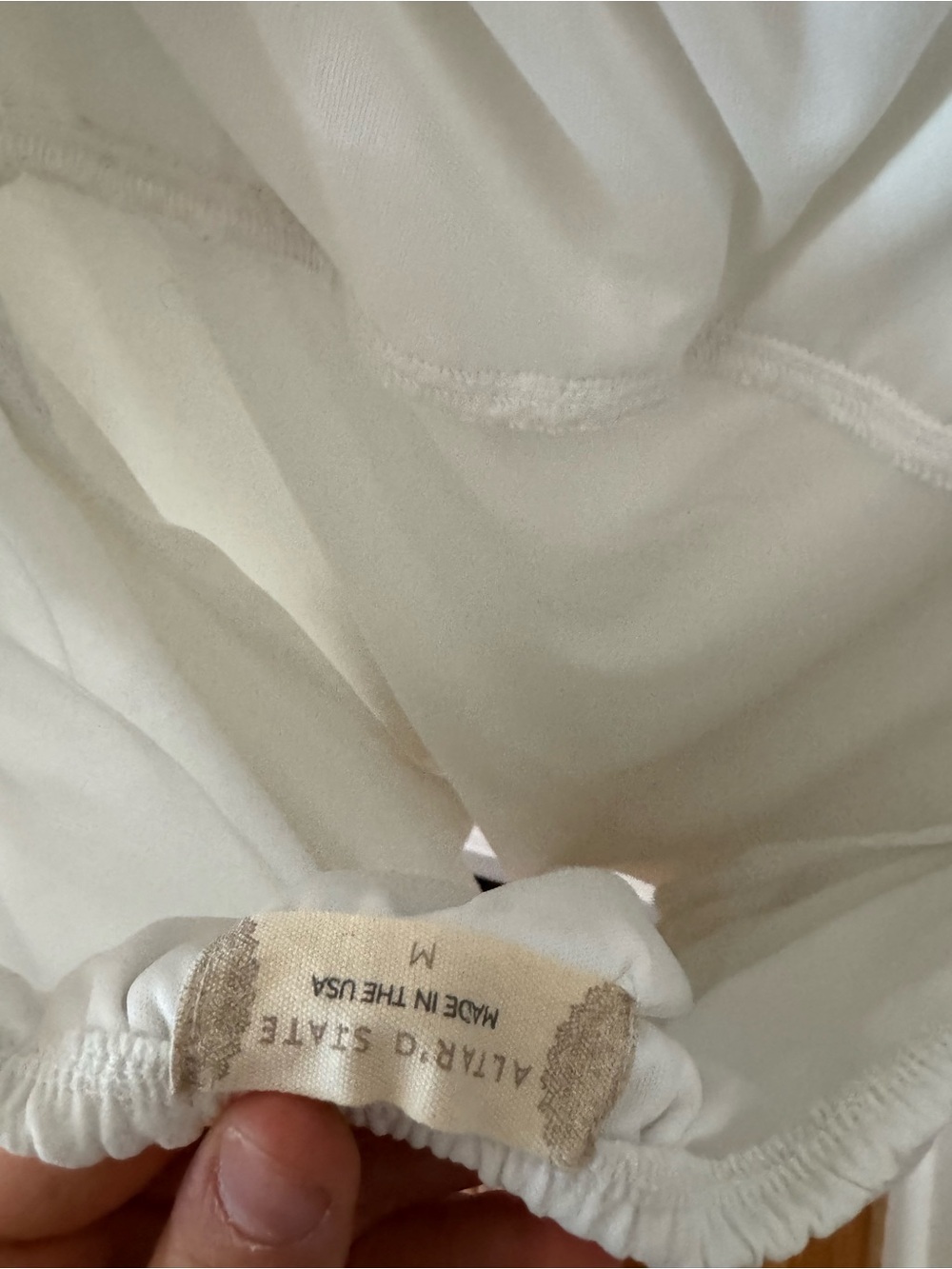 Altar'd State Puff Sleeve Square Neck White Top - Picture 5 of 5